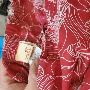 vintage 80's 90's o Neal skirt cover up see through